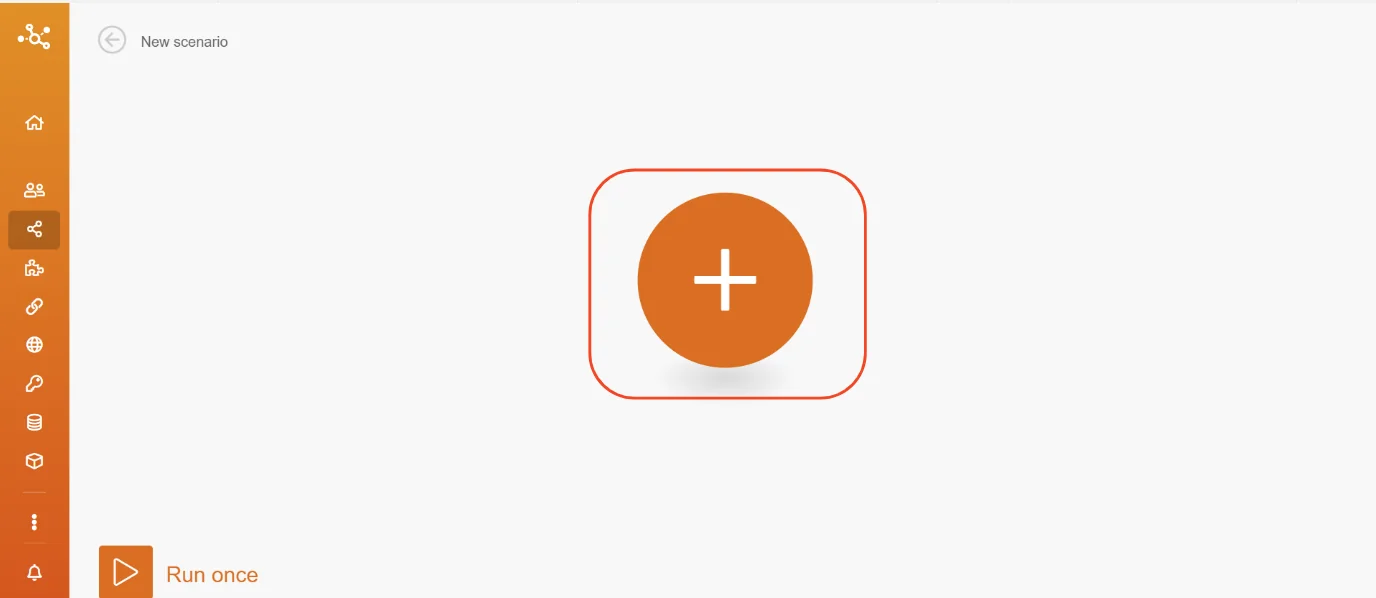 new scenario - plus icon